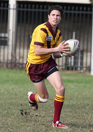 ARL Schoolboys Cup - Holy Cross Catholic College v Illawarra SHS action @St Marys Stadium (Photo : JOHN / OurFootyMedia)