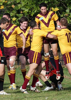 ARL Schoolboys Cup - Holy Cross Catholic College v Illawarra SHS action @St Marys Stadium (Photo : JOHN / OurFootyMedia)