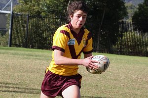 ARL Schoolboys Cup - Holy Cross Catholic College v Illawarra SHS action @St Marys Stadium (Photo : JOHN / OurFootyMedia)