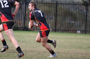 ARL Schoolboys Cup - Holy Cross Catholic College v Illawarra SHS action @St Marys Stadium (Photo : JOHN / OurFootyMedia)