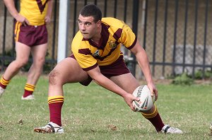 ARL Schoolboys Cup - Holy Cross Catholic College v Illawarra SHS action @St Marys Stadium (Photo : JOHN / OurFootyMedia)