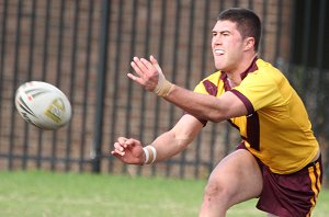 ARL Schoolboys Cup - Holy Cross Catholic College v Illawarra SHS action @St Marys Stadium (Photo : JOHN / OurFootyMedia)