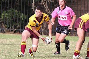 ARL Schoolboys Cup - Holy Cross Catholic College v Illawarra SHS action @St Marys Stadium (Photo : JOHN / OurFootyMedia)