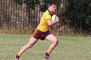 ARL Schoolboys Cup - Holy Cross Catholic College v Illawarra SHS action @St Marys Stadium (Photo : JOHN / OurFootyMedia)