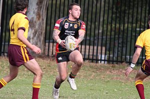 ARL Schoolboys Cup - Holy Cross Catholic College v Illawarra SHS action @St Marys Stadium (Photo : JOHN / OurFootyMedia)