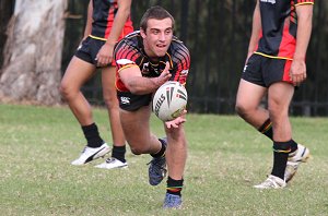 ARL Schoolboys Cup - Holy Cross Catholic College v Illawarra SHS action @St Marys Stadium (Photo : JOHN / OurFootyMedia)