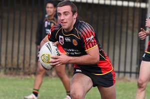 ARL Schoolboys Cup - Holy Cross Catholic College v Illawarra SHS action @St Marys Stadium (Photo : JOHN / OurFootyMedia)