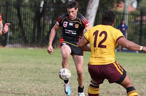 ARL Schoolboys Cup - Holy Cross Catholic College v Illawarra SHS action @St Marys Stadium (Photo : JOHN / OurFootyMedia)