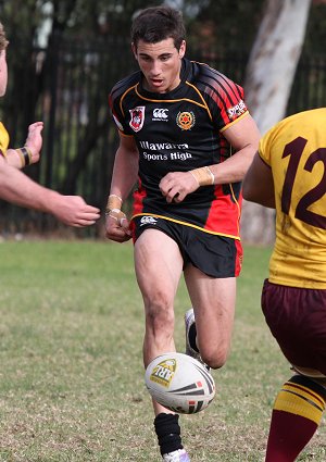 ARL Schoolboys Cup - Holy Cross Catholic College v Illawarra SHS action @St Marys Stadium (Photo : JOHN / OurFootyMedia)