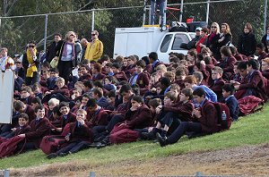ARL Schoolboys Cup - Holy Cross Catholic College v Illawarra SHS action @St Marys Stadium (Photo : JOHN / OurFootyMedia)