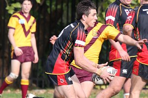 ARL Schoolboys Cup - Holy Cross Catholic College v Illawarra SHS action @St Marys Stadium (Photo : JOHN / OurFootyMedia)