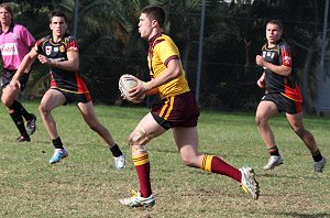 ARL Schoolboys Cup - Holy Cross Catholic College v Illawarra SHS action @St Marys Stadium (Photo : JOHN / OurFootyMedia)