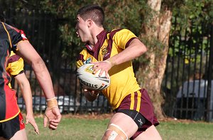 ARL Schoolboys Cup - Holy Cross Catholic College v Illawarra SHS action @St Marys Stadium (Photo : JOHN / OurFootyMedia)