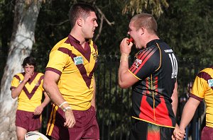 ARL Schoolboys Cup - Holy Cross Catholic College v Illawarra SHS action @St Marys Stadium (Photo : JOHN / OurFootyMedia)