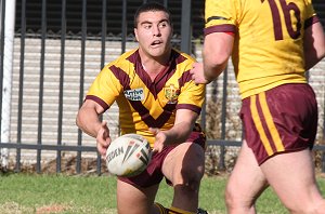 ARL Schoolboys Cup - Holy Cross Catholic College v Illawarra SHS action @St Marys Stadium (Photo : JOHN / OurFootyMedia)