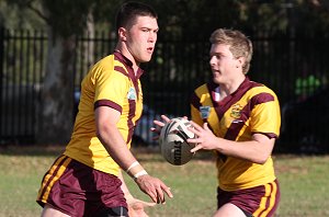 ARL Schoolboys Cup - Holy Cross Catholic College v Illawarra SHS action @St Marys Stadium (Photo : JOHN / OurFootyMedia)