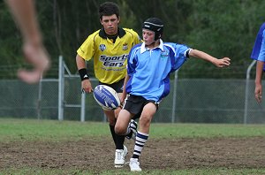 Referee Cameron Paddy did a fine job in the Buckley Shield game (Photo : OurFootyMedia)