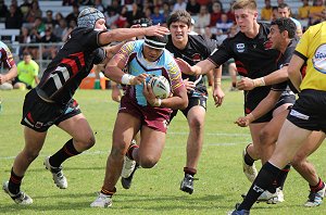 gio Schoolboys Cup 2nd semi final action Endeavour SHS v Keebra Park 
