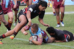gio Schoolboys Cup 2nd semi final action Endeavour SHS v Keebra Park 