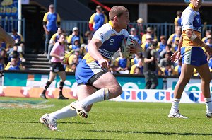 Patrician Brothers Captain Courageous Chad McGill on the burst (Photo : OurFootyMedia)