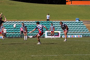 Coach Killer ! Brock Lamb kicks the field goal to win by 1 point (Photo : steve monty / OurFootyMedia)