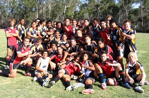 Marsden & Endeavour Sports after last years game when the Sydney school visited