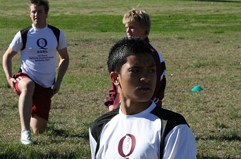 Queensland U15's training at Narrabeen NSW