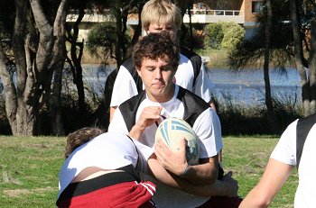 Queensland U15's training at Narrabeen NSW