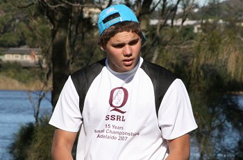 Queensland U15's training at Narrabeen NSW