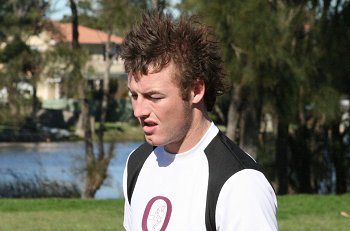 Queensland U15's training at Narrabeen NSW