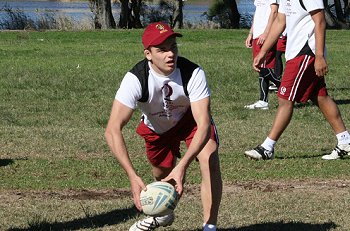 Queensland U15's training at Narrabeen NSW