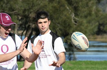 Queensland U15's training at Narrabeen NSW