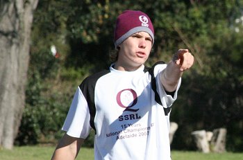 Queensland U15's training at Narrabeen NSW