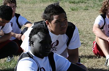 Queensland U15's training at Narrabeen NSW