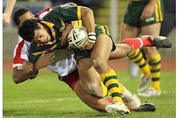 Galu Teo - AIS Vs England U 17's - Photo: R.L.A. Images.  (Photo's Peter Morley / ourfooty media)