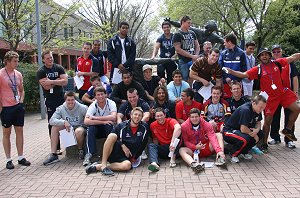 THE AIS rugby League squad at the AIS in Canberra (Photo : OurFootyMedia)