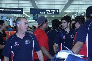 AIS arrive home (Photo : OurFootyMedia)