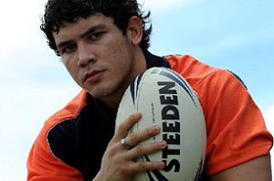 Dylan Cartwright starred for the AIS Rugby League team on its overseas tour. Picture: KATRINA BRIDGEFORD