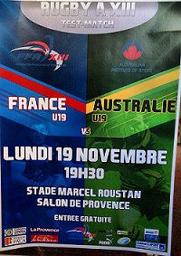 France v Australian Institute of Sport 2012 tour