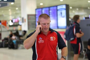 Brad Drew - AIS rugby league squad leave to Europe (Photo : OurFootyMedia)