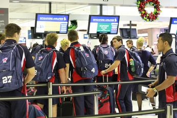 AIS rugby league squad leave to Europe (Photo : OurFootyMedia)