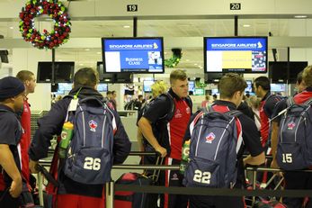 AIS rugby league squad leave to Europe (Photo : OurFootyMedia)