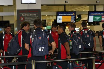 AIS rugby league squad leave to Europe (Photo : OurFootyMedia)