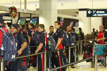 AIS rugby league squad leave to Europe (Photo : OurFootyMedia)