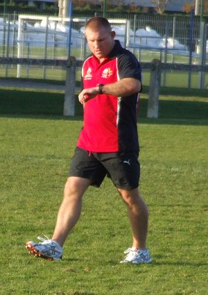 AIS coach Brad Drew 