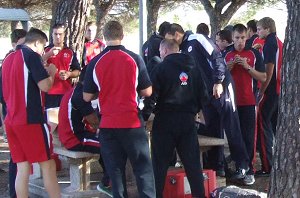 ais lunch on the road to Salon de Provence