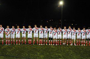 ENGLAND LIONS line up (Photo's : dave williams RLphotos.com)
