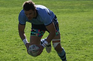 Cheyse Blair comes in for an easy try - ASSRL Championship Play Off NSWCHS v NSWCIS aCTion (Photo's : ourfootymedia)