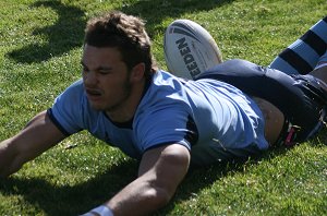 Cheyse Blair comes in for an easy try - ASSRL Championship Play Off NSWCHS v NSWCIS aCTion (Photo's : ourfootymedia)