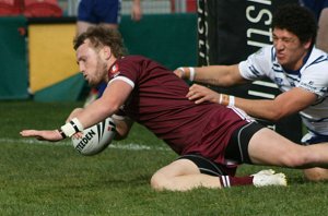 Jordan Rankin dives in for a grand final try - NSWCCC v QSSRL ASSRL '09 Championship Final aCTioN (Photo : ourfootymedia)